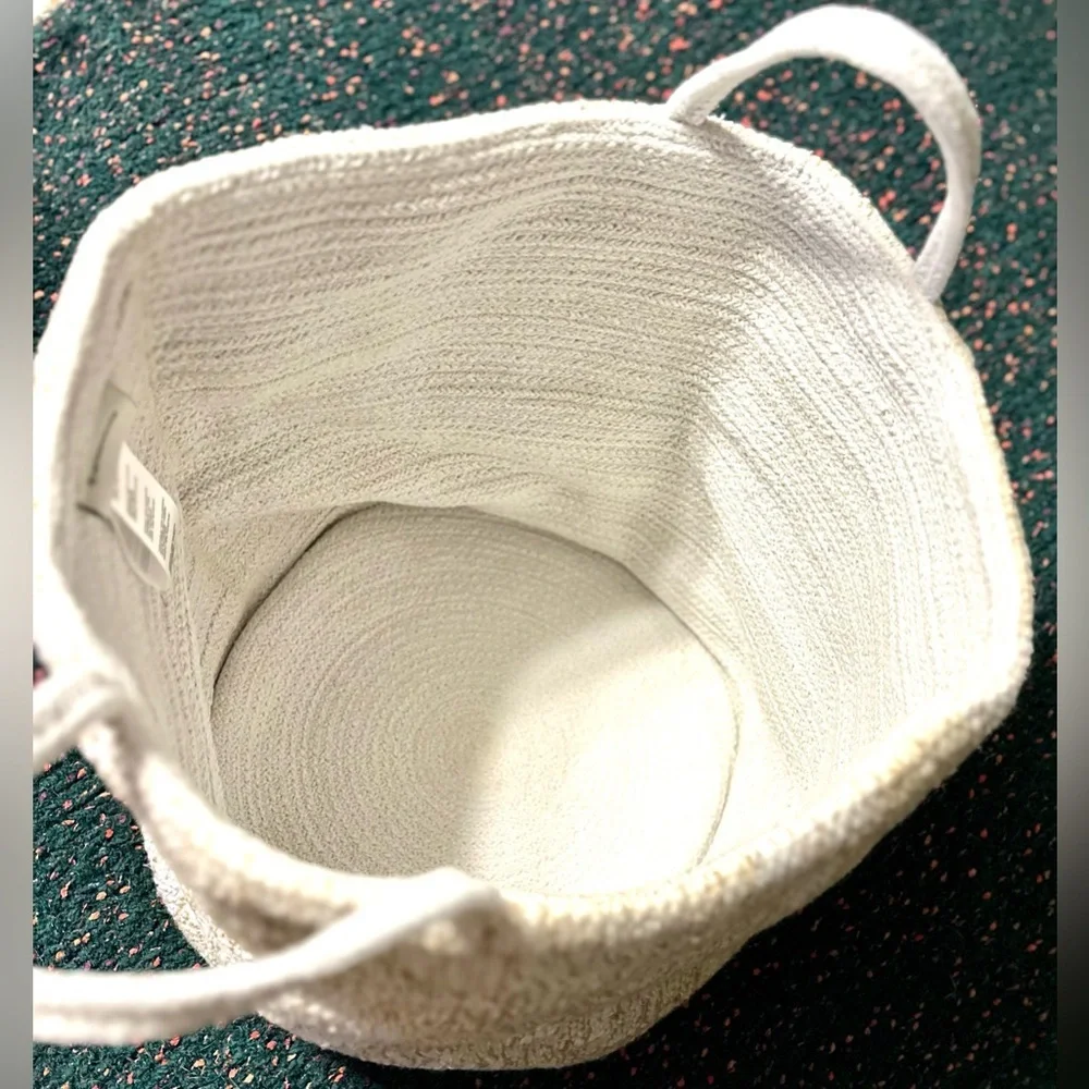 Anthropologie Celma Indoor Outdoor Storage Basket NWOT